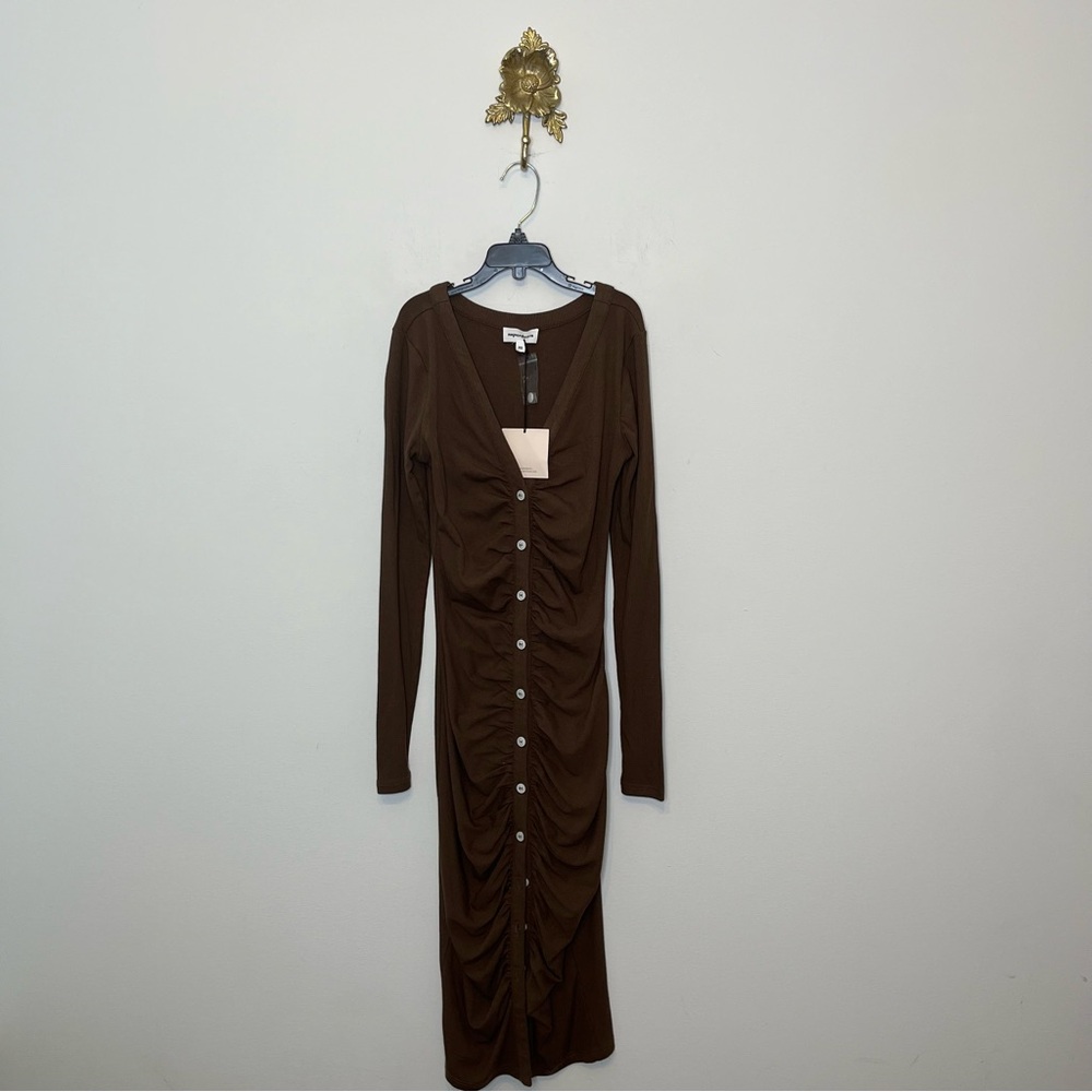superdown Grace Button Front Dress XS